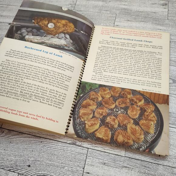 Big Boy Barbecue Book Vtg 1960 Shows How Easy To Cook on a Spit & Grill Cookbook - Picture 14 of 16